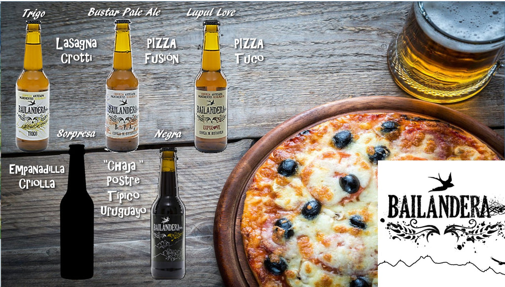 Jueves 1 de Marzo: Cata de Cervezas Bailandera con cena maridaje en Tommate Pizza & Co